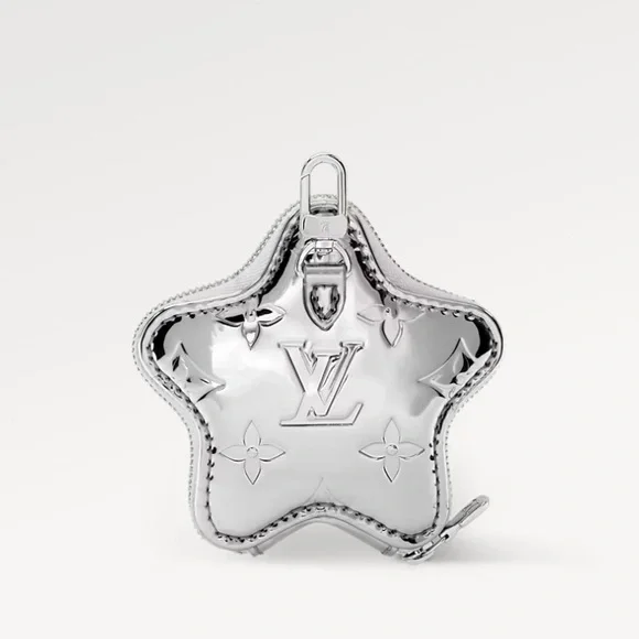 Louis Vuitton Spark Coin Purse Silver Mirror Charm ⭐️ New Ski Collection - Picture 9 of 9